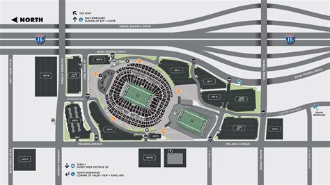 allegiant stadium parking map